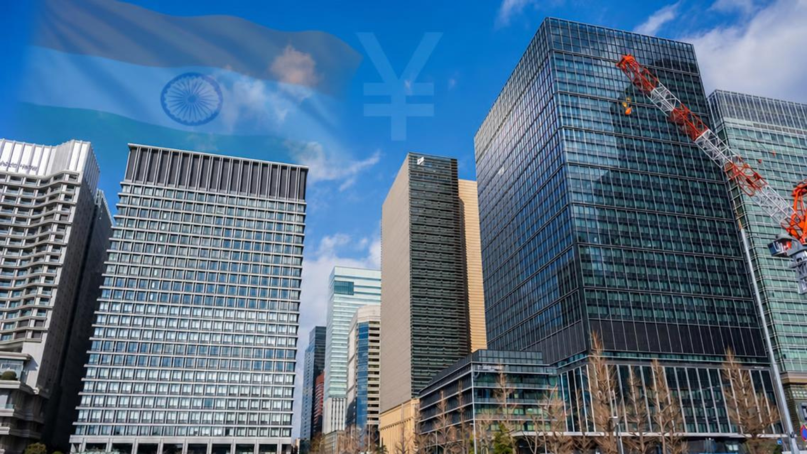 Tokyo's financial district.